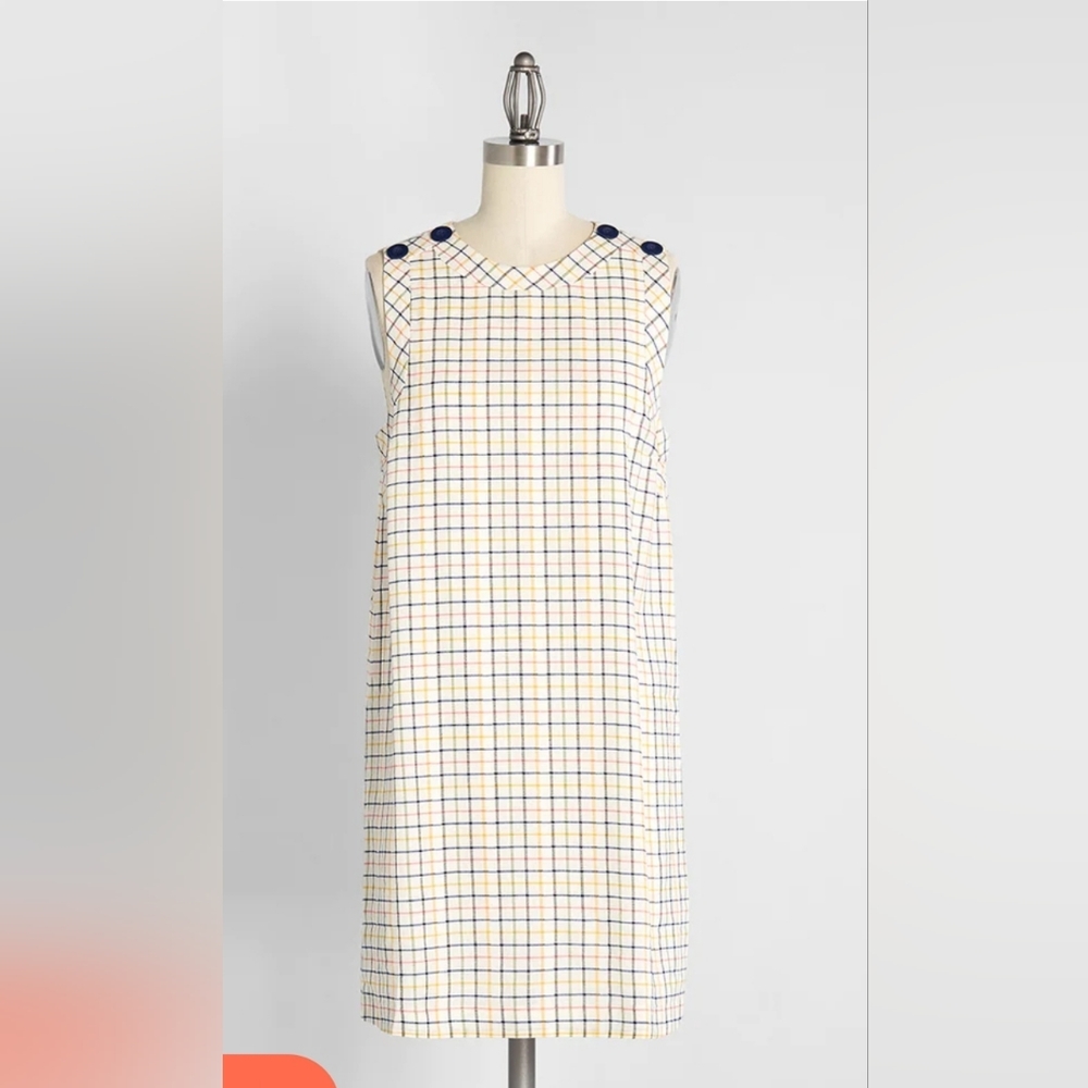 Modcloth Up With the Fun Shift Dress